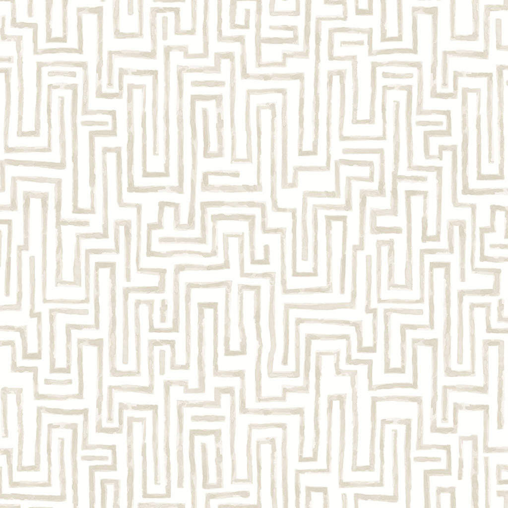 Ramble Geometric Wallpaper wallpaper detail or room view