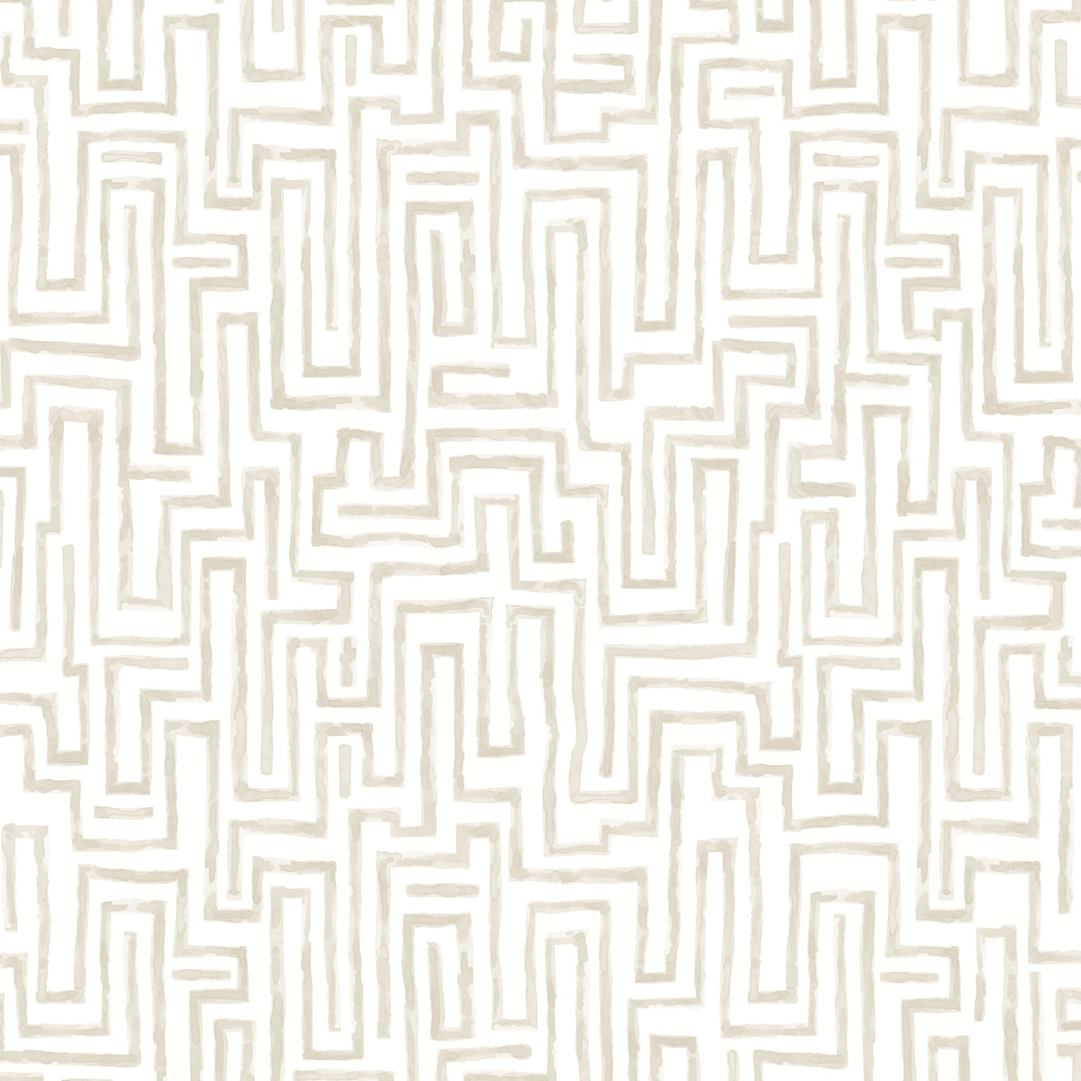 Ramble Geometric Wallpaper wallpaper detail or room view