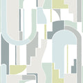 Odele Geometric Archways Wallpaper in Sky Blue
