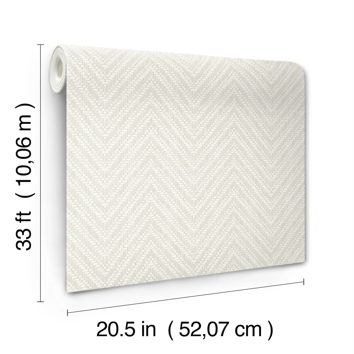 Glynn Chevron Wallpaper wallpaper detail or room view