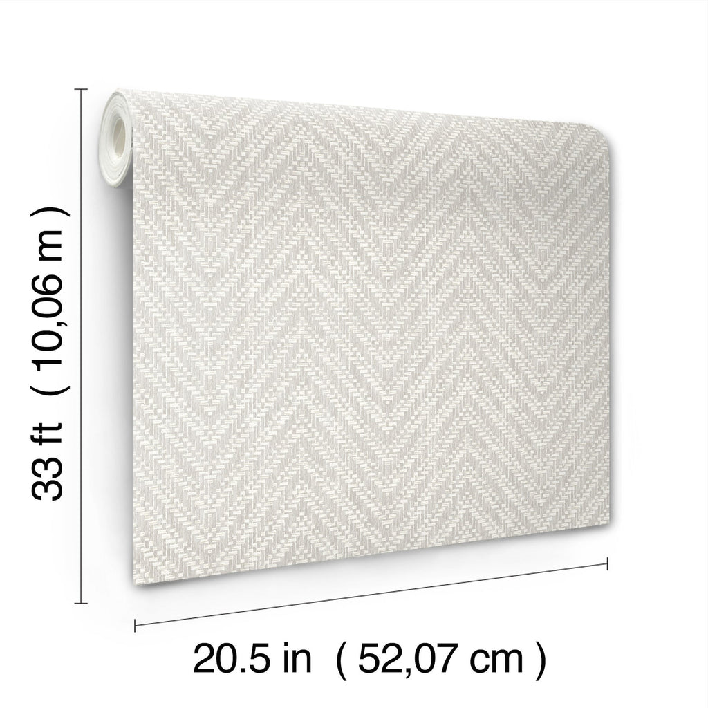 Glynn Chevron Wallpaper wallpaper detail or room view