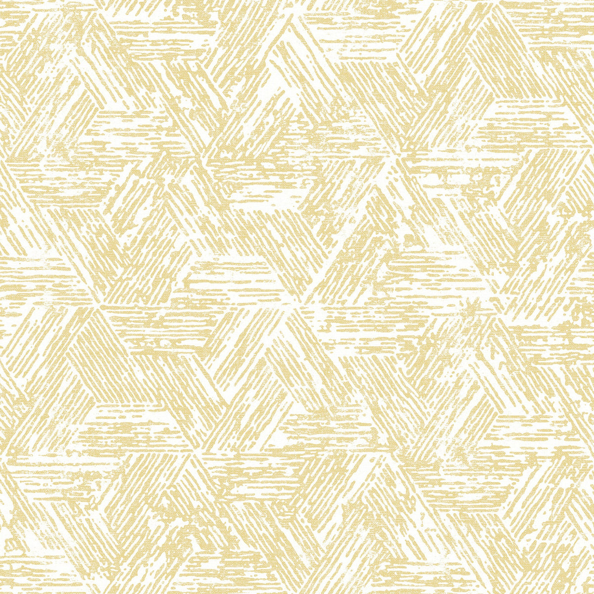 Retreat Quilted Geometric Wallpaper in Yellow