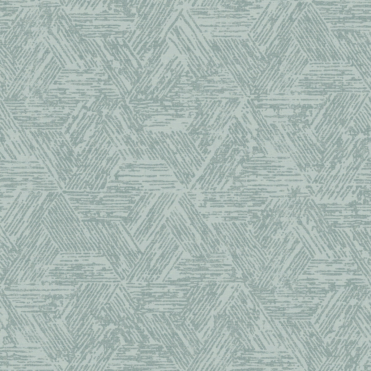 Retreat Quilted Geometric Wallpaper in Denim