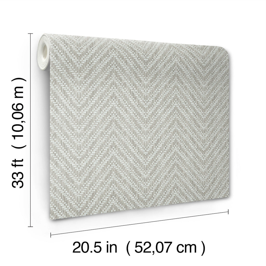 Glynn Chevron Wallpaper wallpaper detail or room view