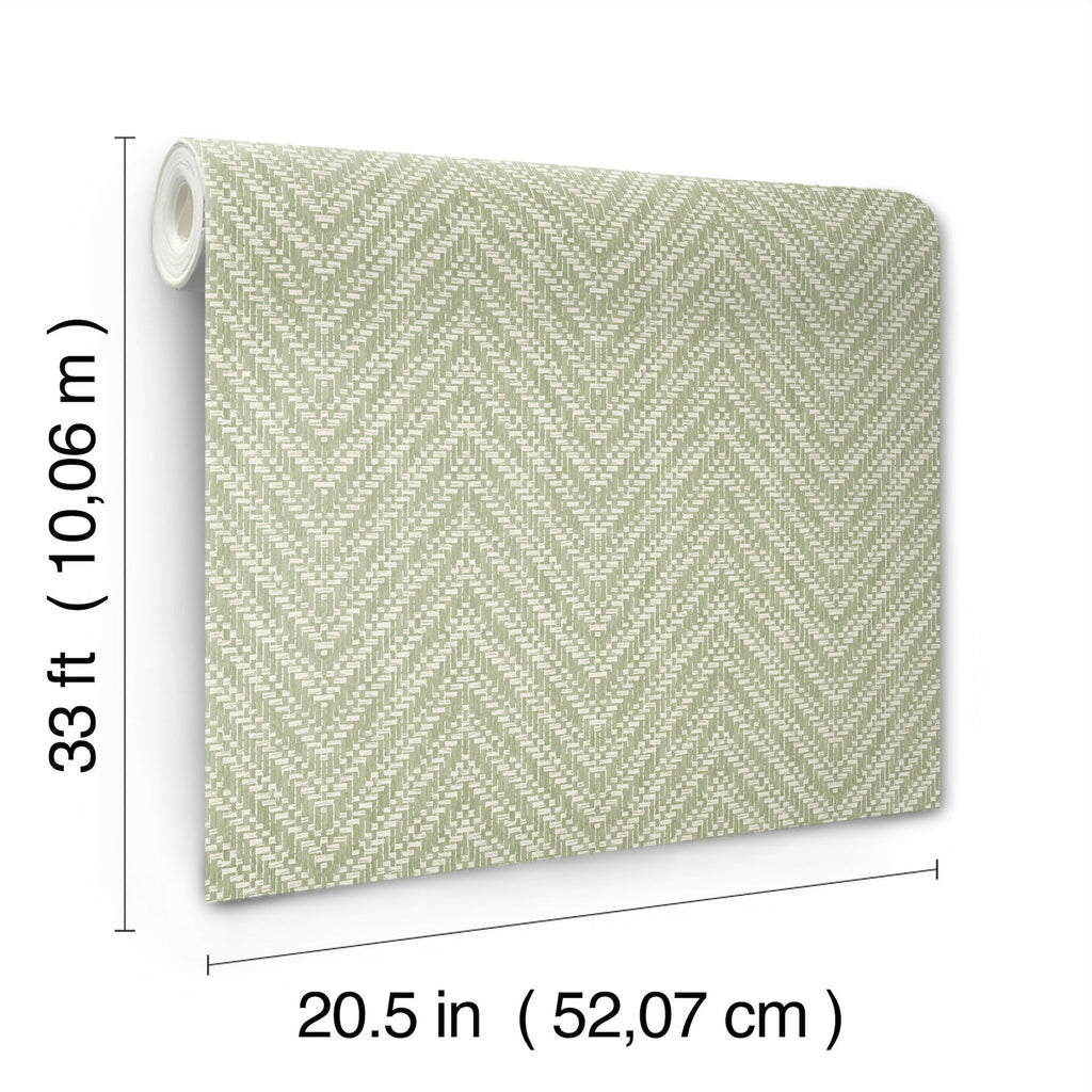 Glynn Chevron Wallpaper wallpaper detail or room view