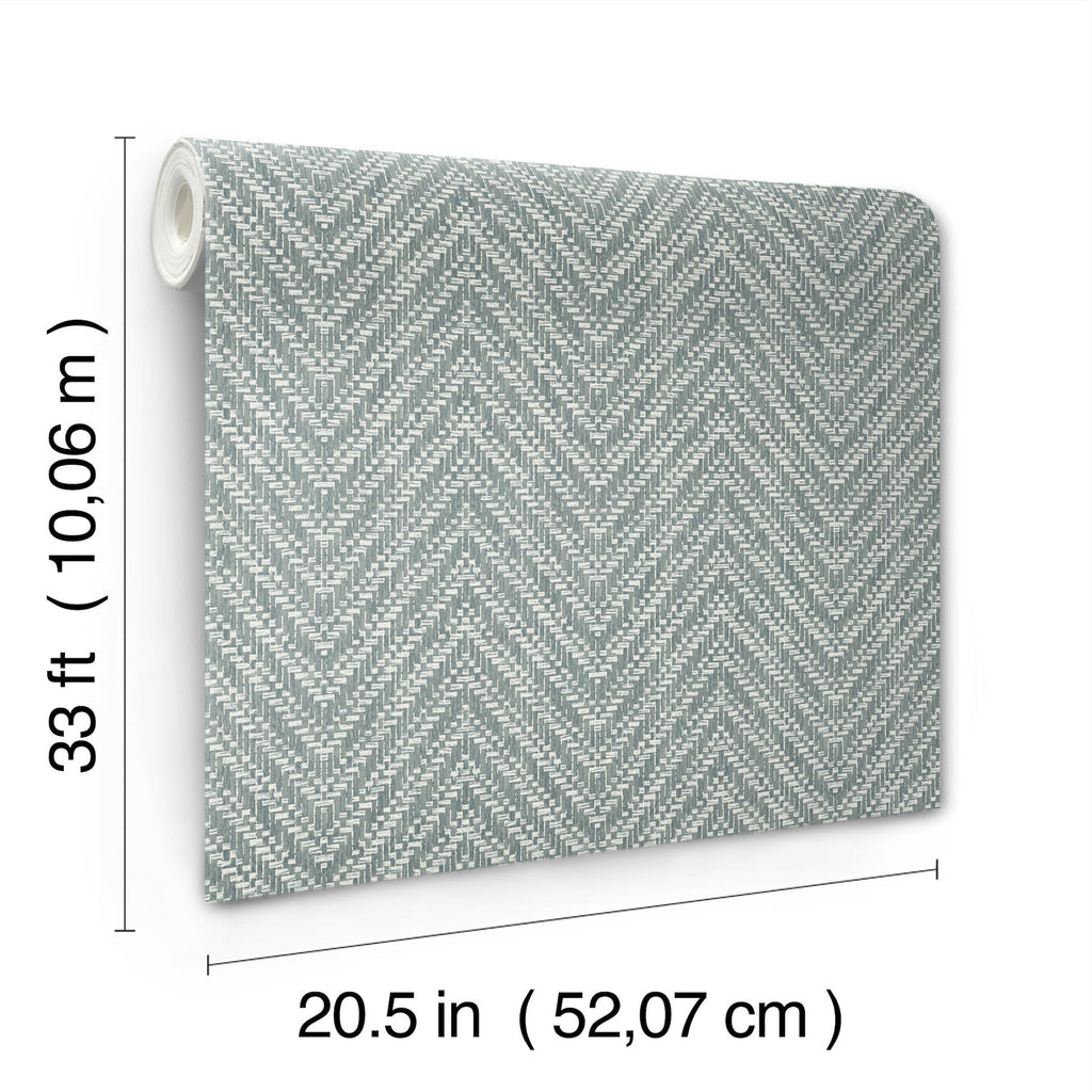 Glynn Chevron Wallpaper wallpaper detail or room view