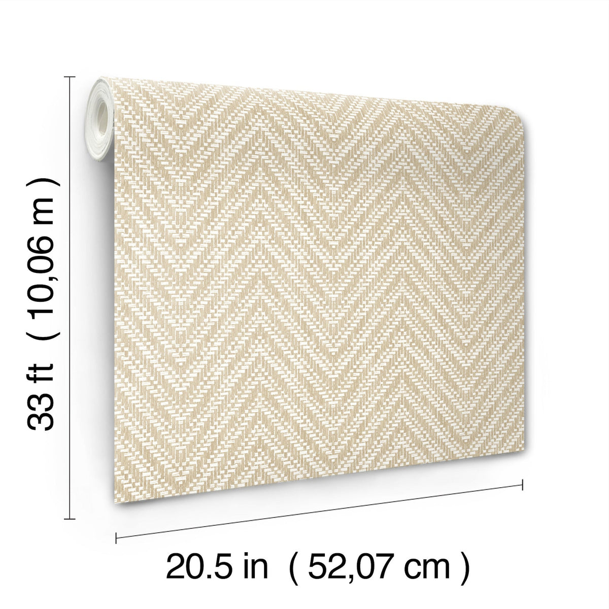 Glynn Chevron Wallpaper wallpaper detail or room view