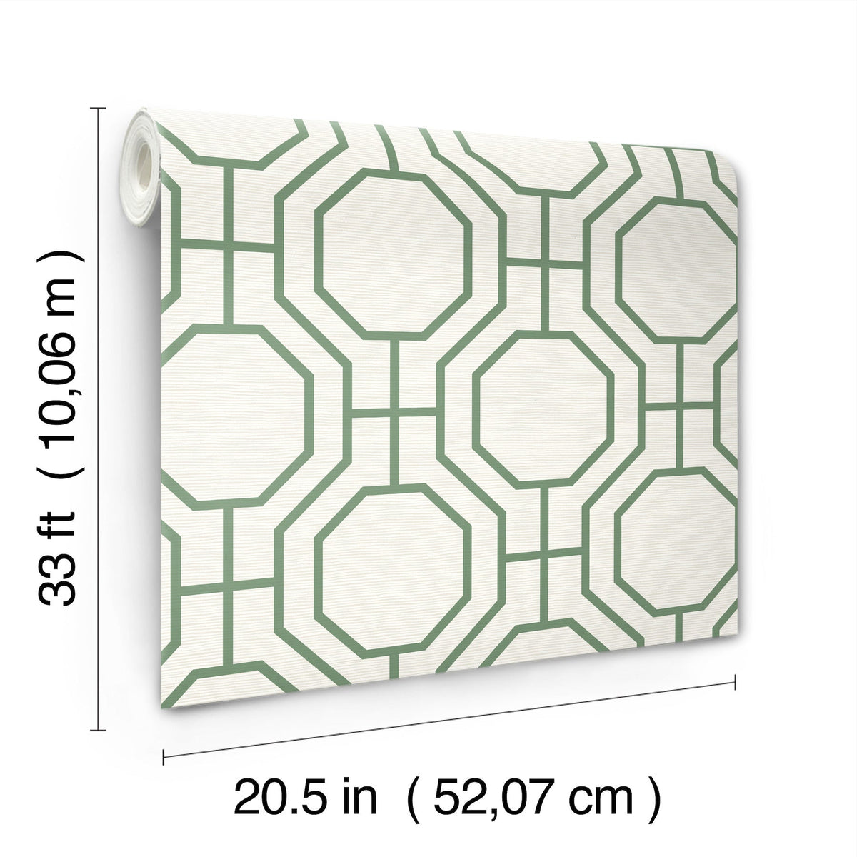 Manor Geometric Trellis Wallpaper wallpaper detail or room view
