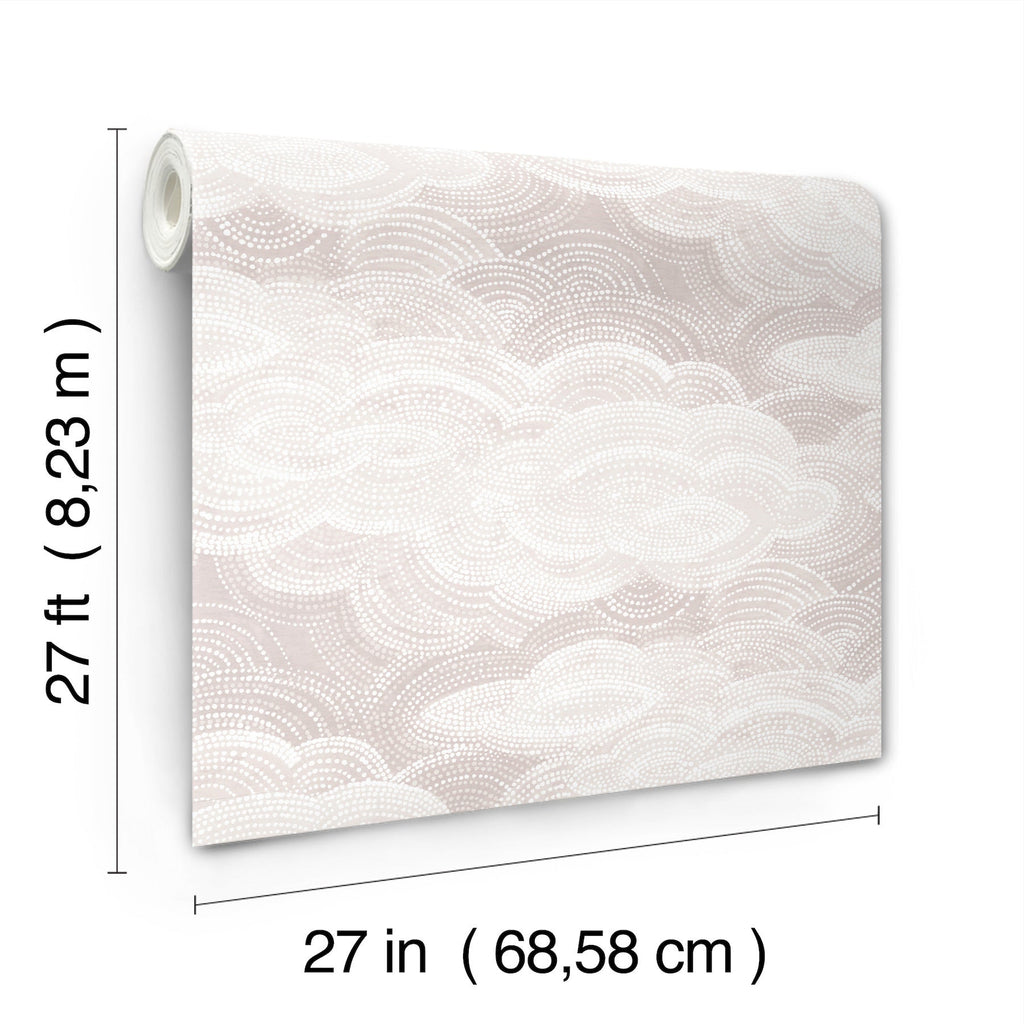 Vision Stipple Clouds Wallpaper wallpaper detail or room view
