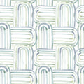 Lolly Arches Wallpaper in Teal