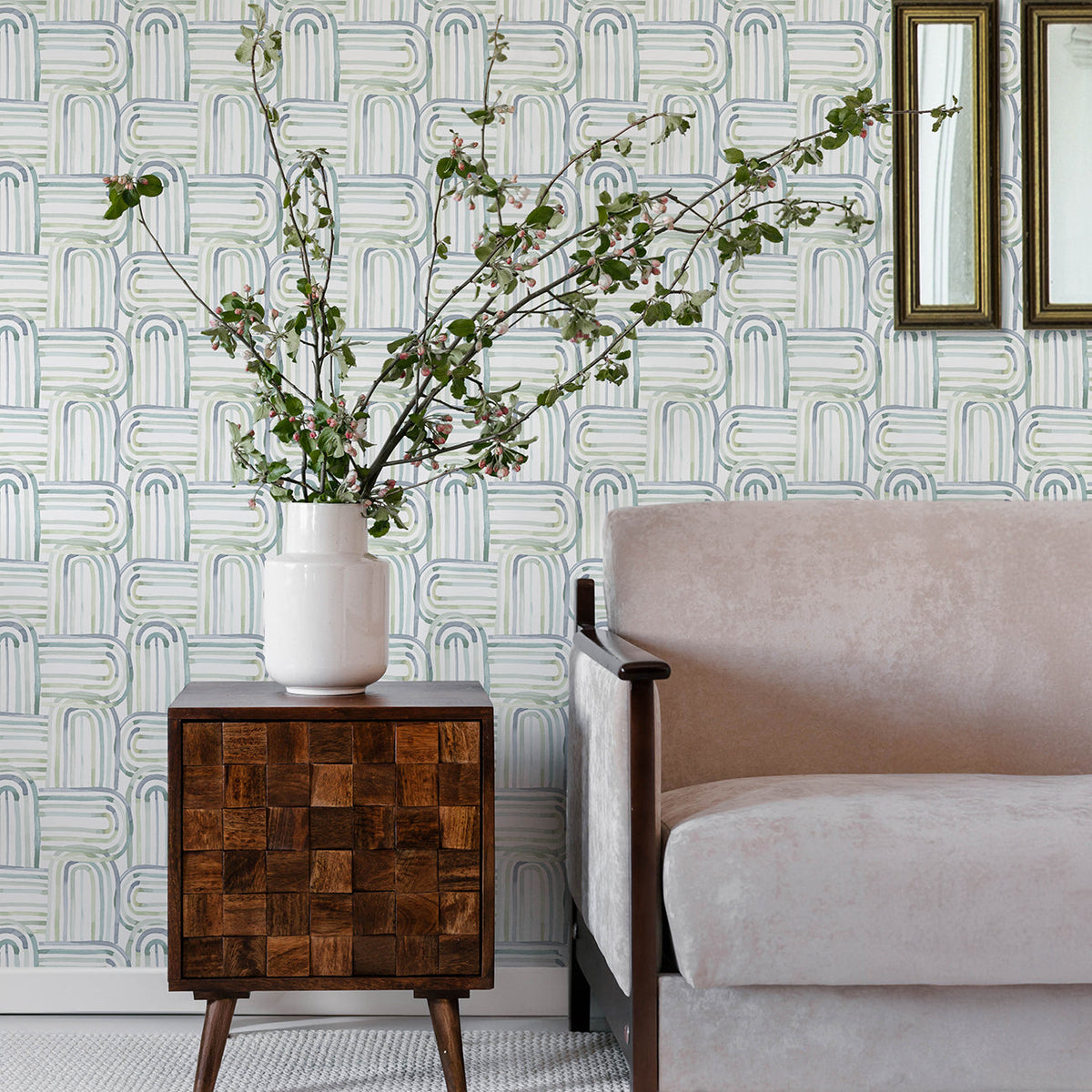 Lolly Arches Wallpaper wallpaper detail or room view