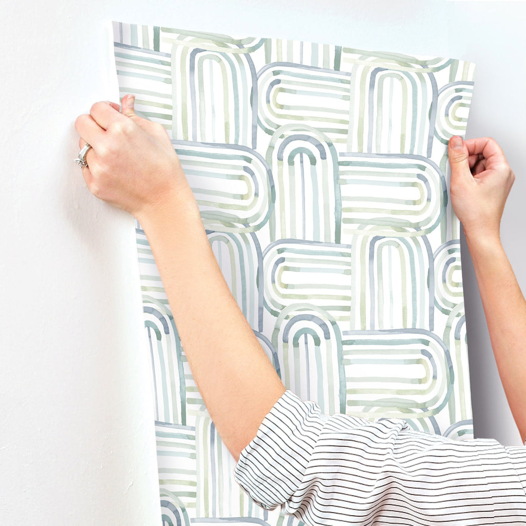 Lolly Arches Wallpaper wallpaper detail or room view