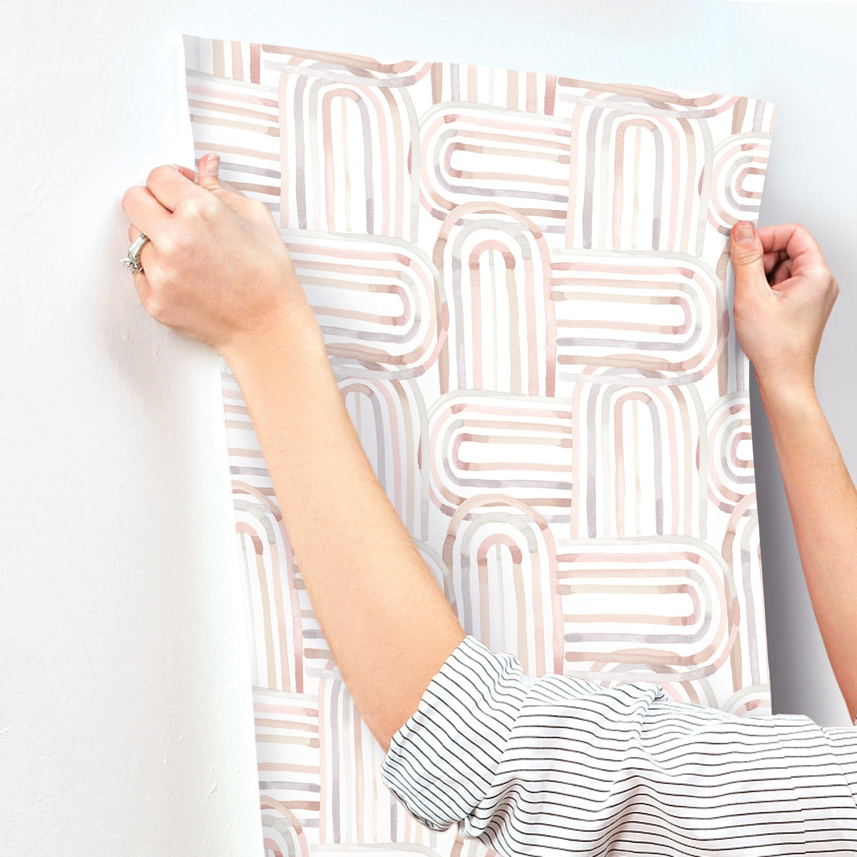 Lolly Arches Wallpaper wallpaper detail or room view