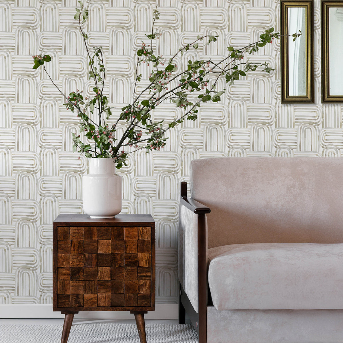 Lolly Arches Wallpaper wallpaper detail or room view