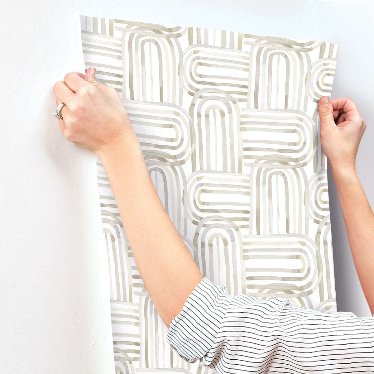 Lolly Arches Wallpaper wallpaper detail or room view