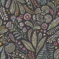Briar Floral Wallpaper in Charcoal
