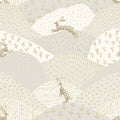 Peter Rabbit Fields Wallpaper in Light Grey