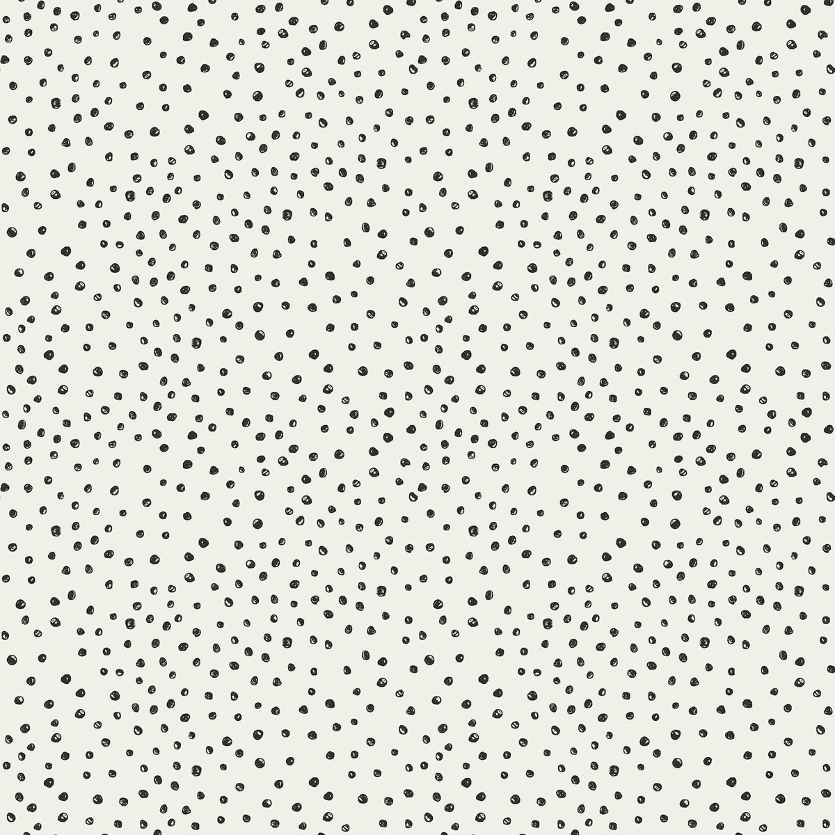 Cassie Petite Polka Wallpaper in Black