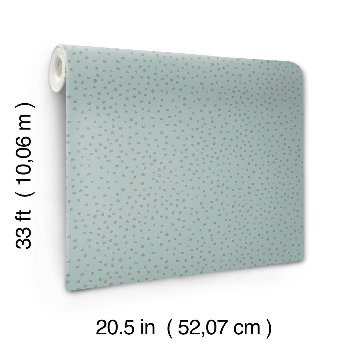 Cassie Petite Polka Wallpaper wallpaper detail or room view