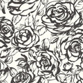 Nelda Rose Wallpaper in Black