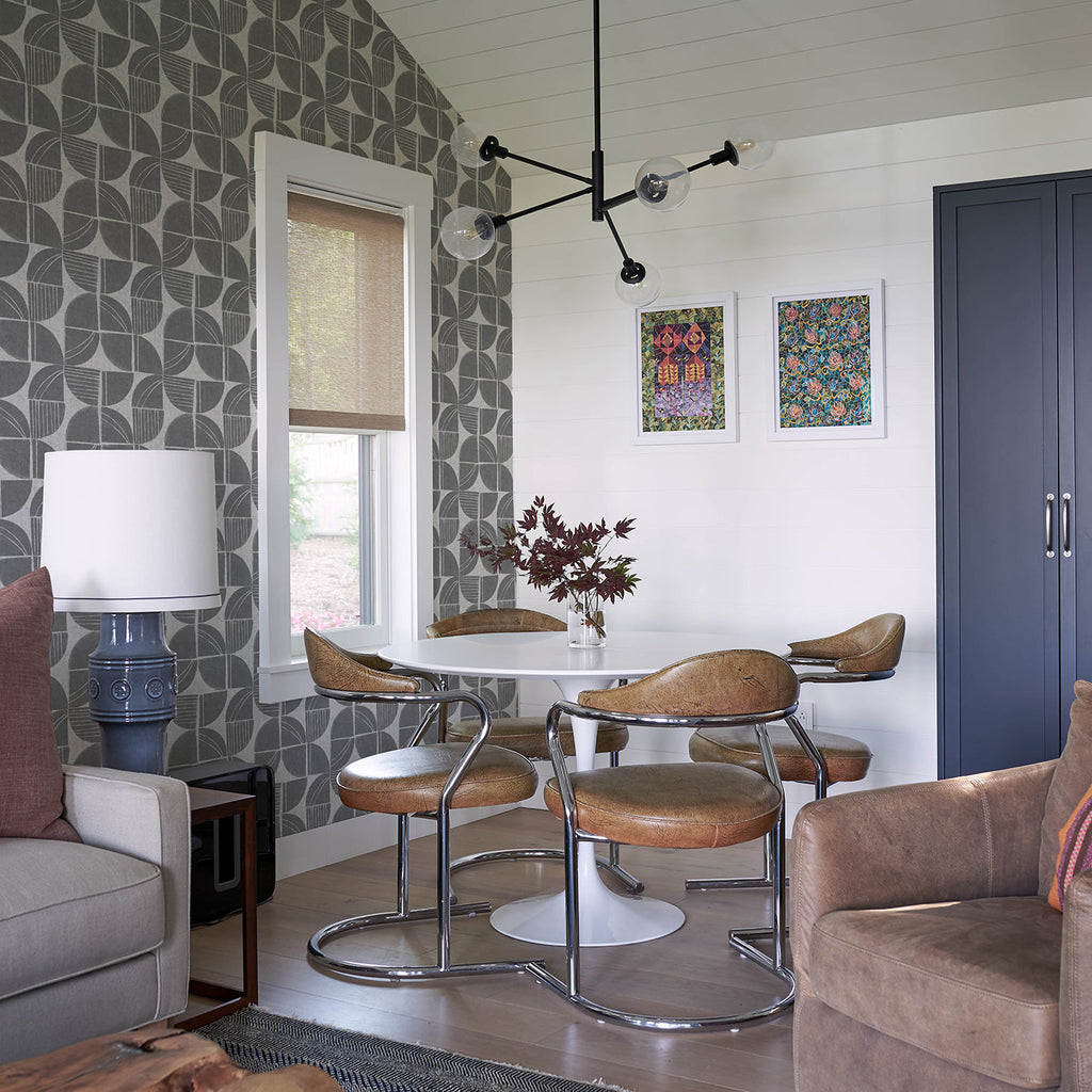 Baxter Semicircle Mosaic Wallpaper wallpaper detail or room view