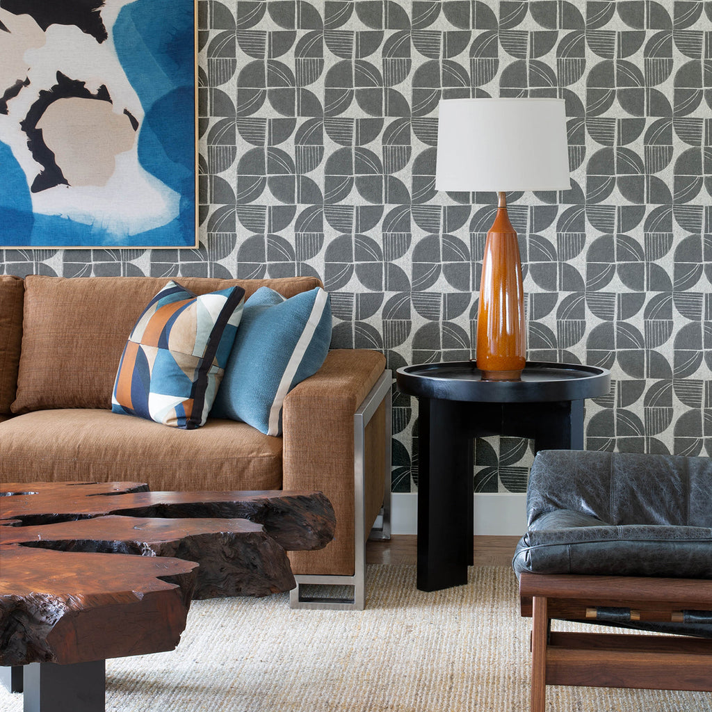 Baxter Semicircle Mosaic Wallpaper wallpaper detail or room view