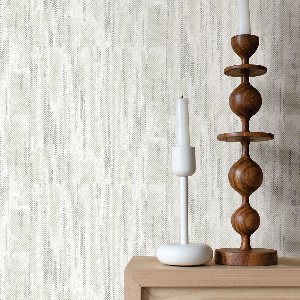 Baris Stipple Stripe Wallpaper wallpaper detail or room view