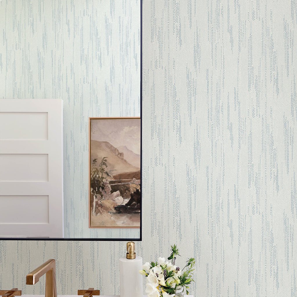 Baris Stipple Stripe Wallpaper wallpaper detail or room view