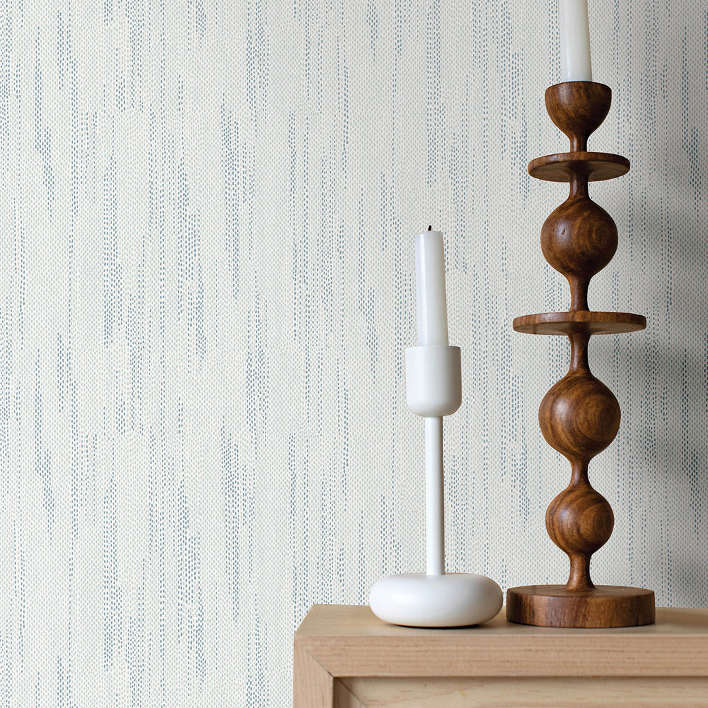 Baris Stipple Stripe Wallpaper wallpaper detail or room view