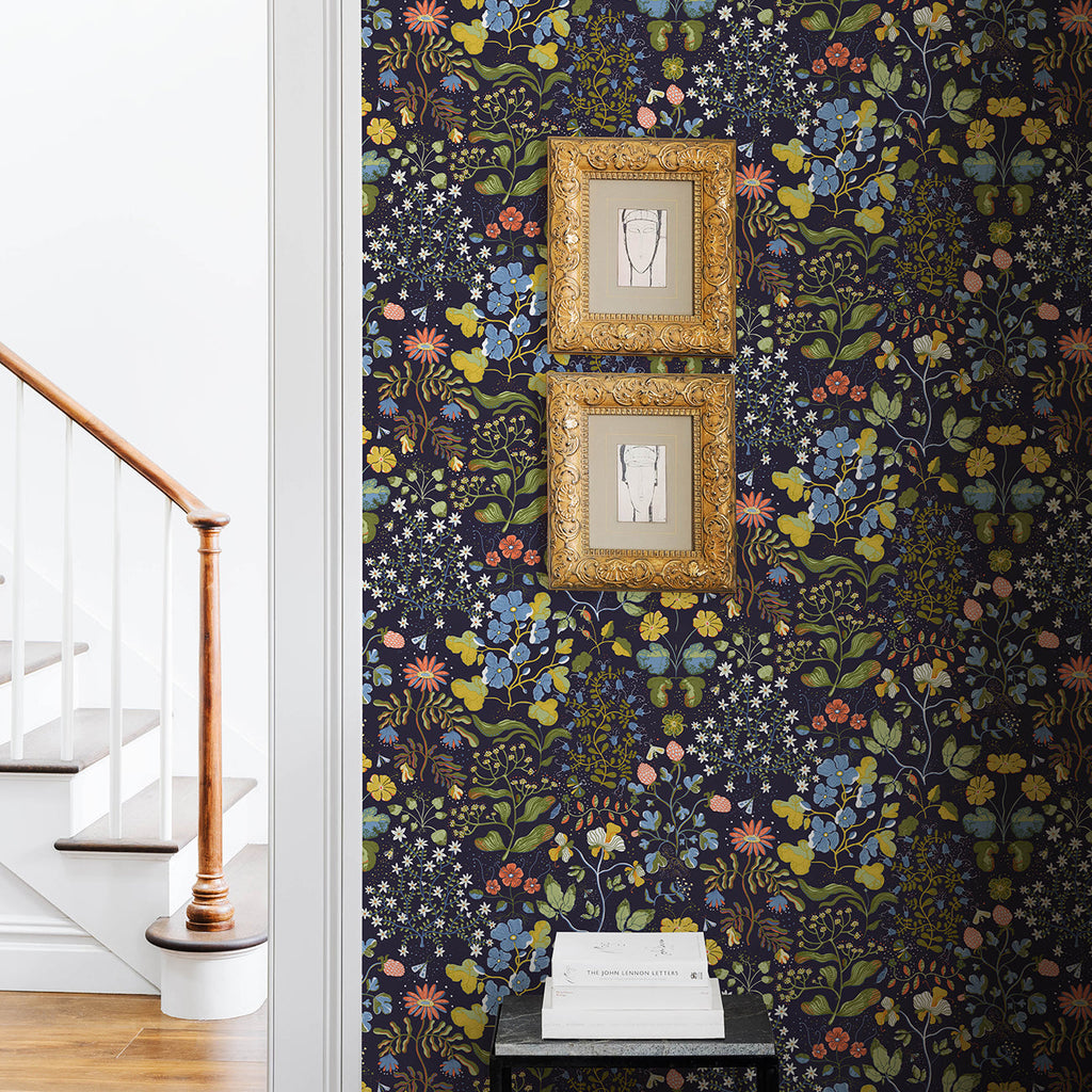 Groh Floral Wallpaper wallpaper detail or room view