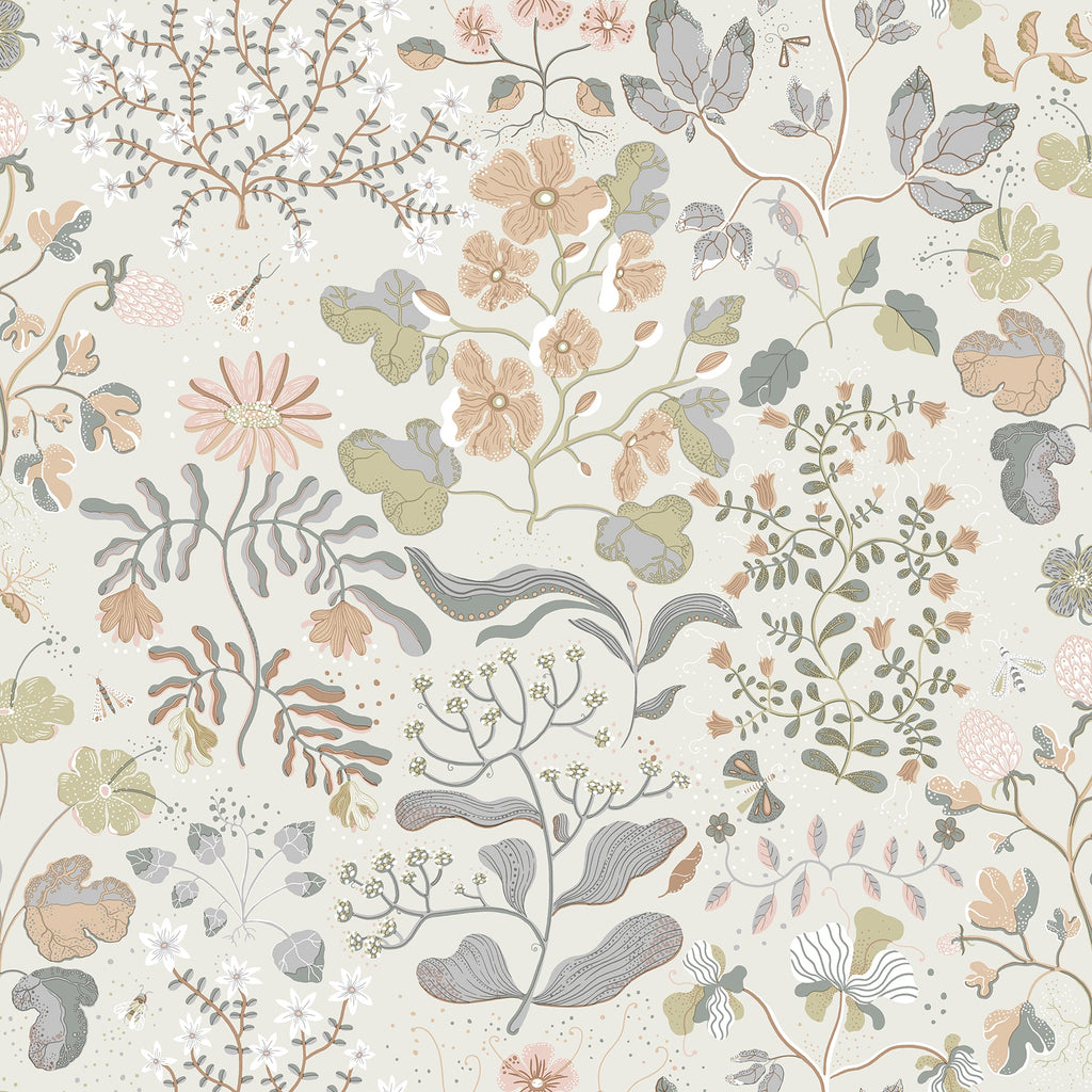 Groh Floral Wallpaper in Neutral