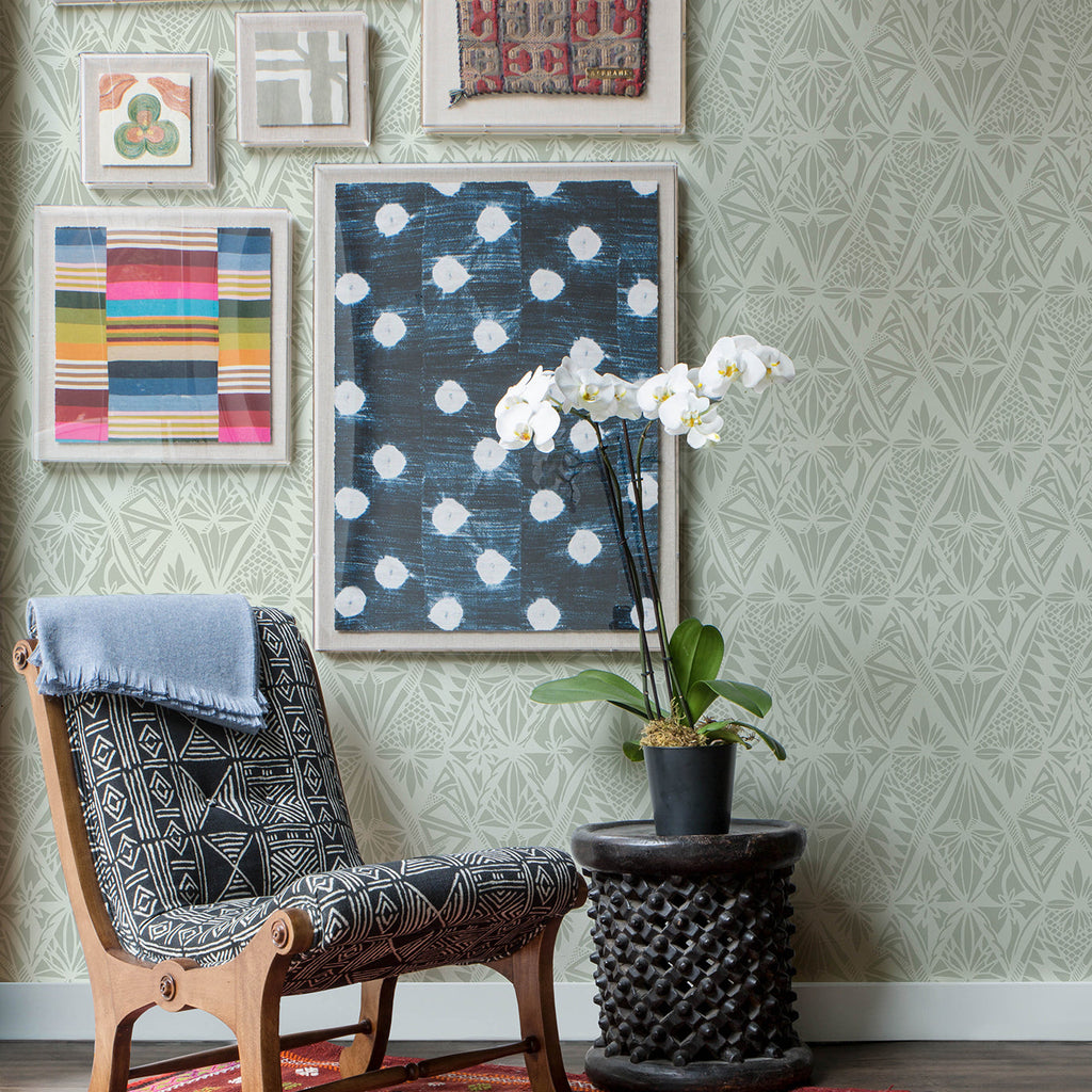 Urbane Diamonds Wallpaper wallpaper detail or room view