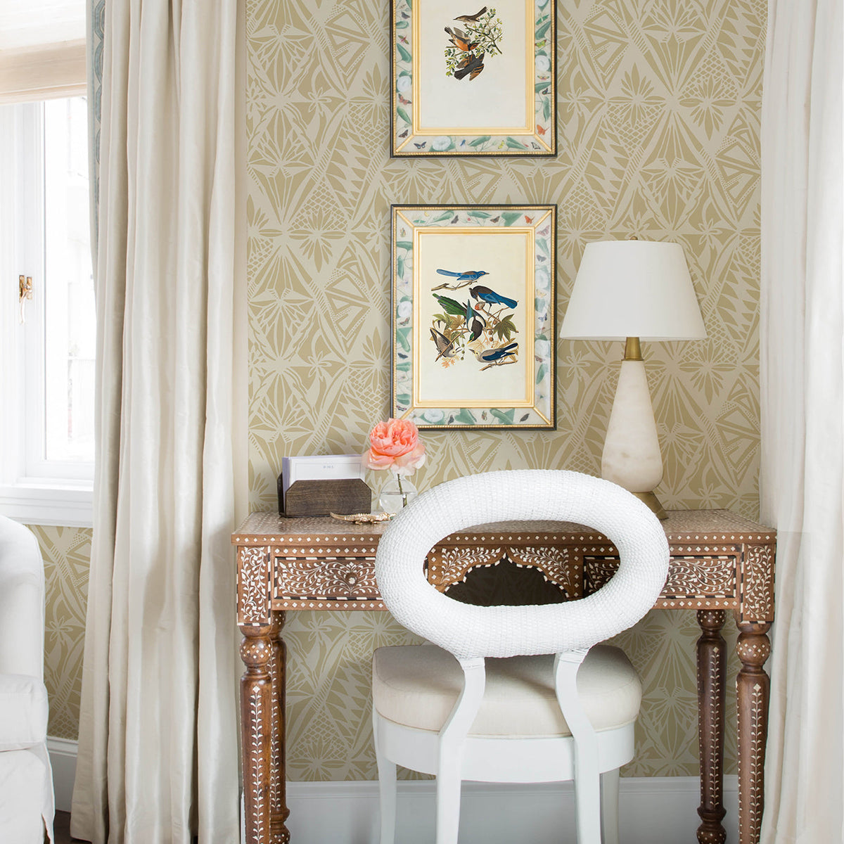 Urbane Diamonds Wallpaper wallpaper detail or room view