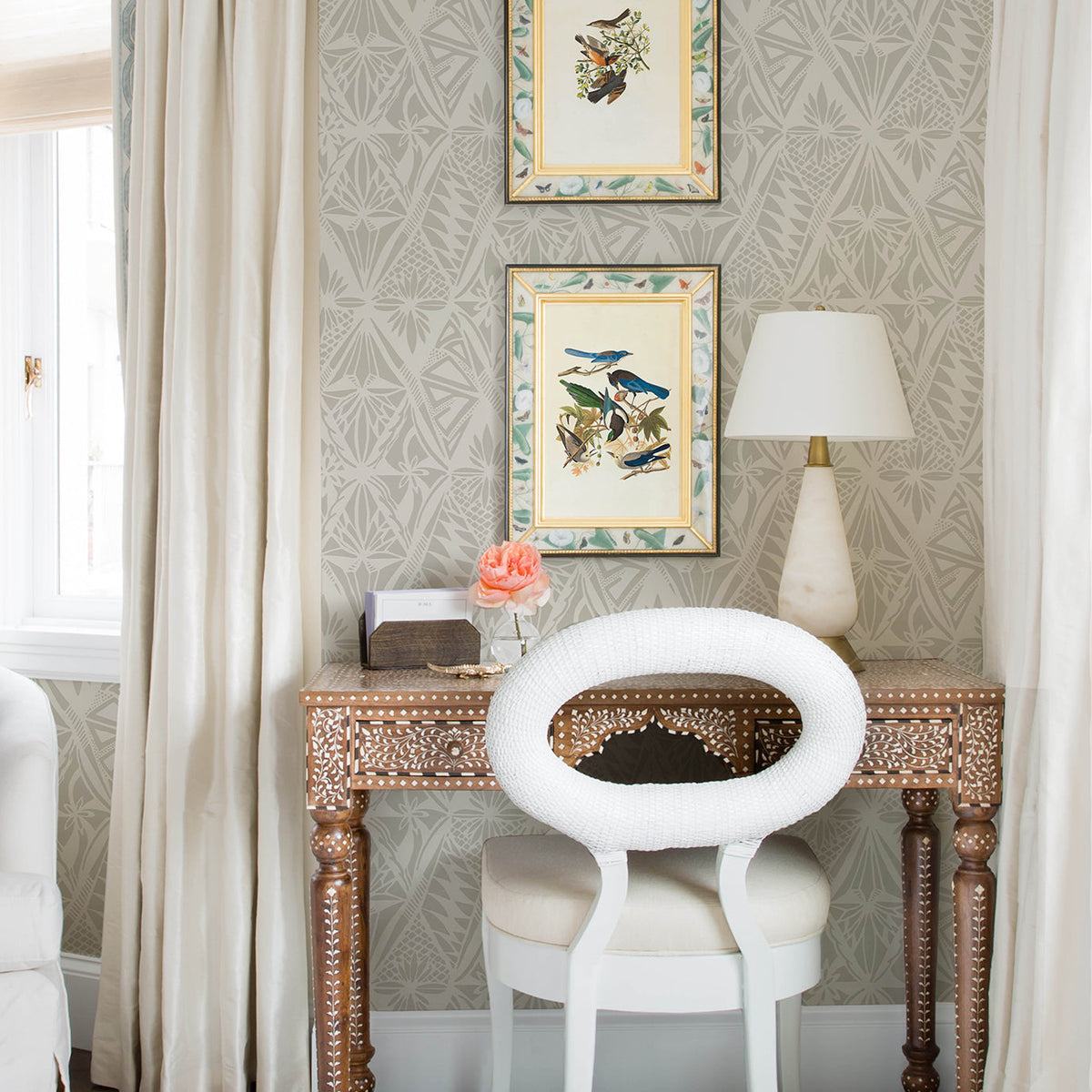 Urbane Diamonds Wallpaper wallpaper detail or room view