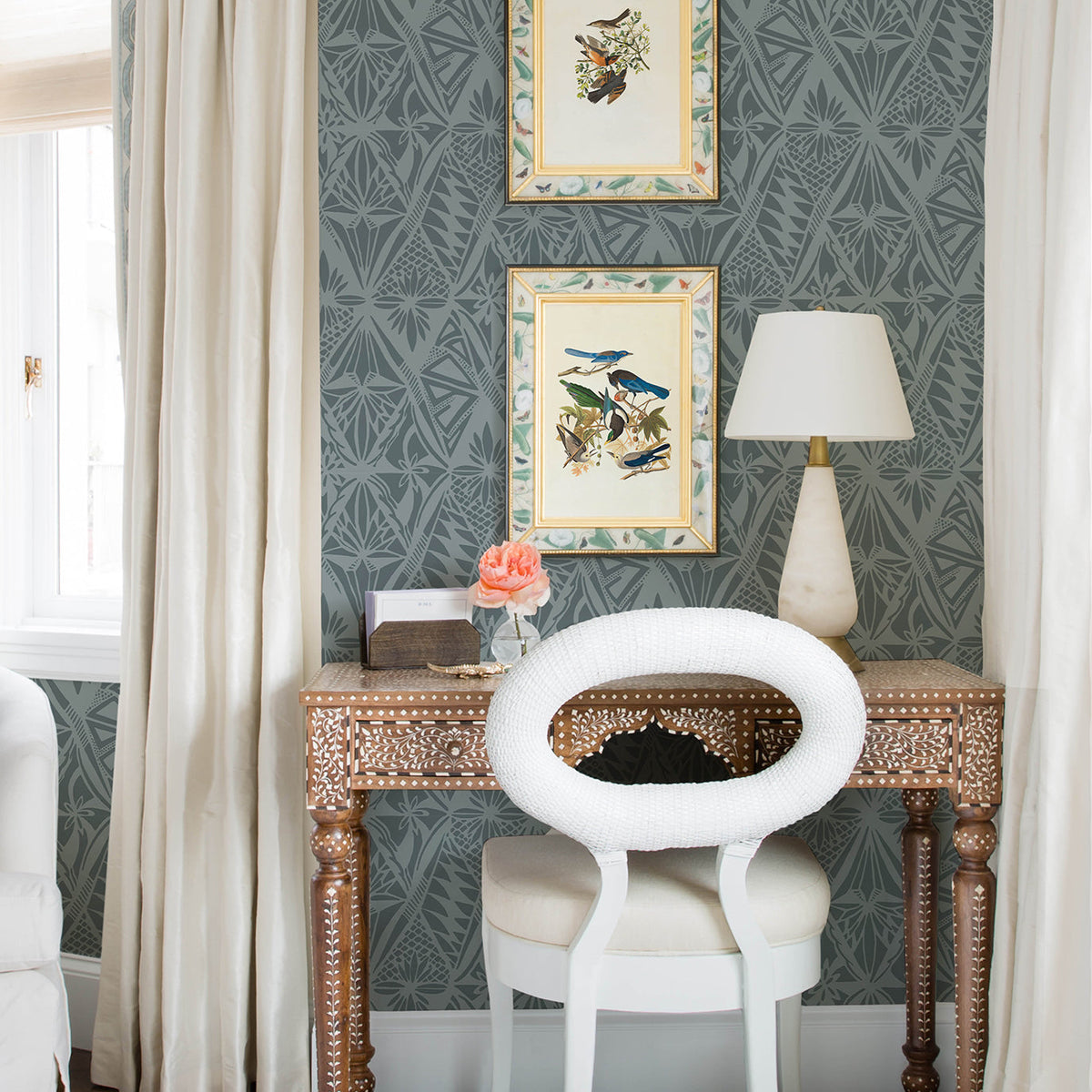 Urbane Diamonds Wallpaper wallpaper detail or room view