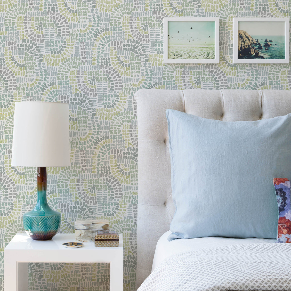 Wanderer Mosiac Wallpaper wallpaper detail or room view