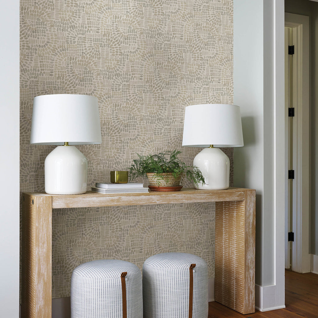 Wanderer Mosiac Wallpaper wallpaper detail or room view