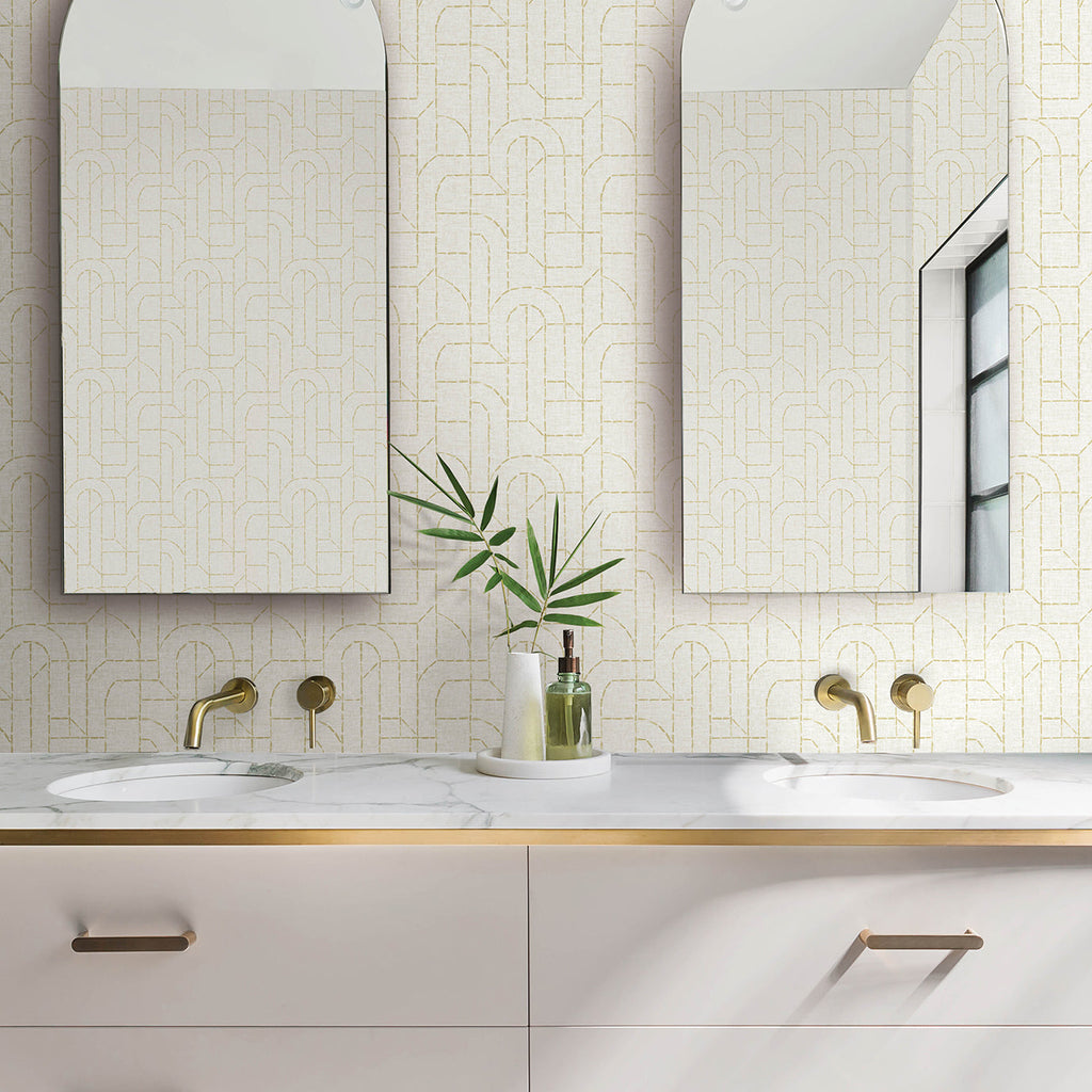 Integrity Arched Outlines Wallpaper wallpaper detail or room view