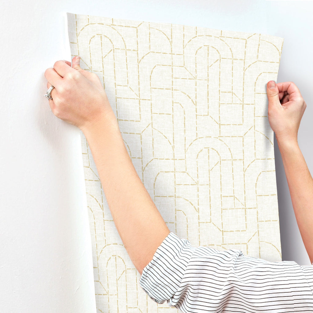 Integrity Arched Outlines Wallpaper wallpaper detail or room view