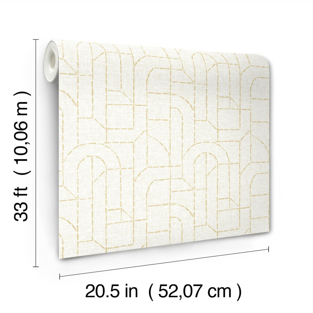 Integrity Arched Outlines Wallpaper wallpaper detail or room view
