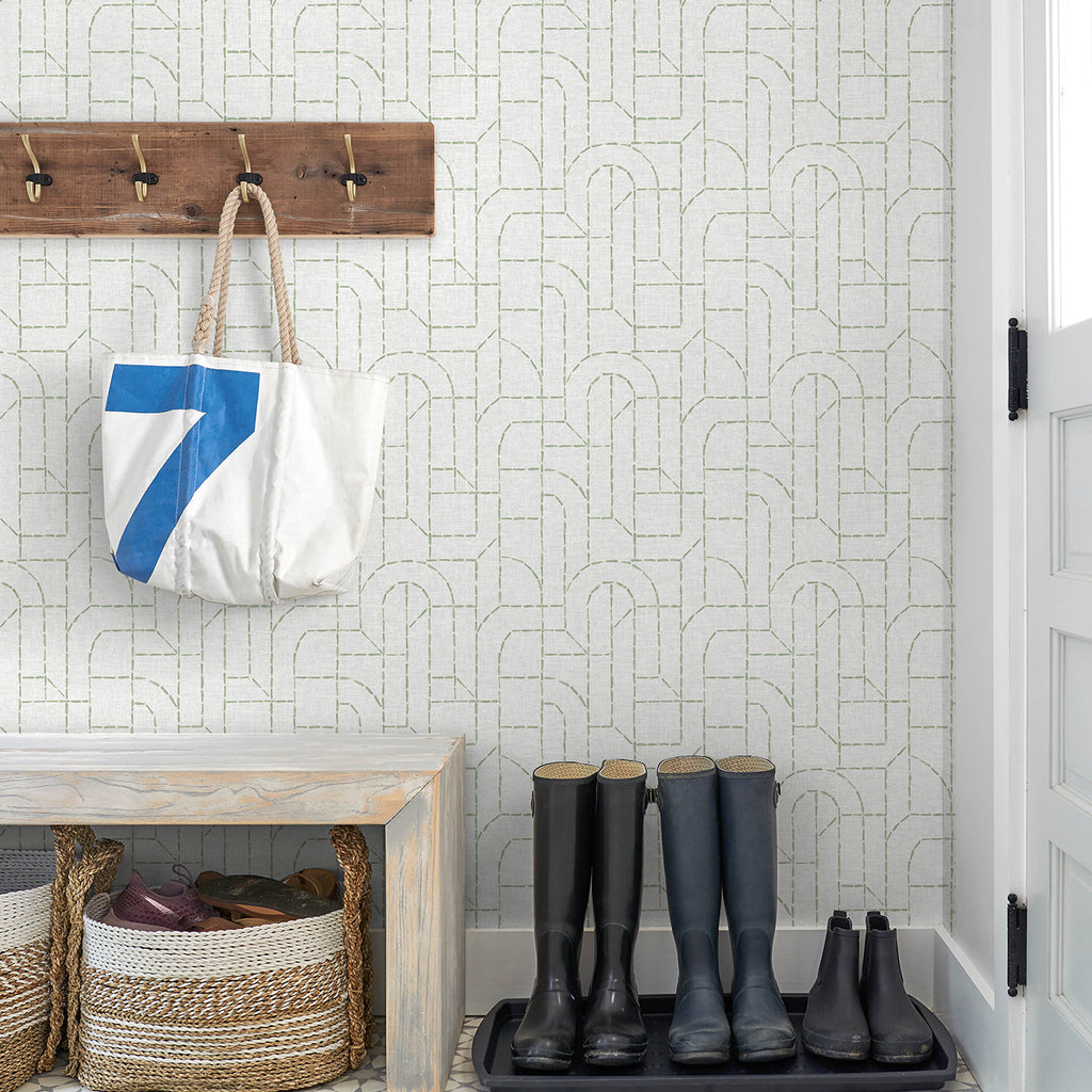 Integrity Arched Outlines Wallpaper wallpaper detail or room view