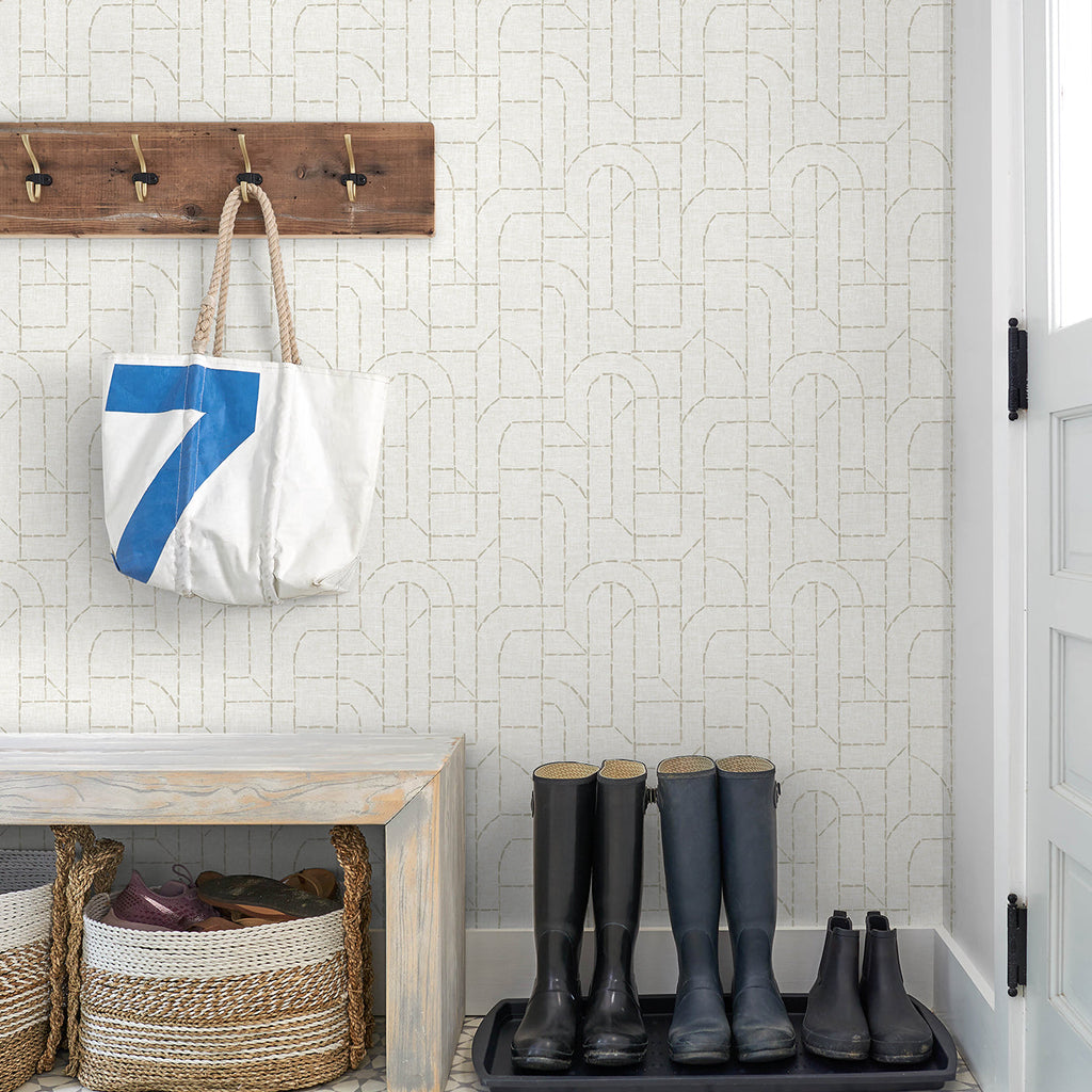 Integrity Arched Outlines Wallpaper wallpaper detail or room view