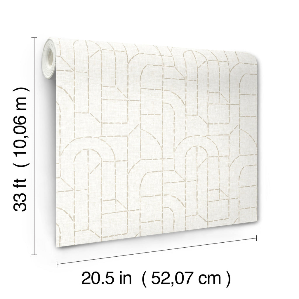 Integrity Arched Outlines Wallpaper wallpaper detail or room view