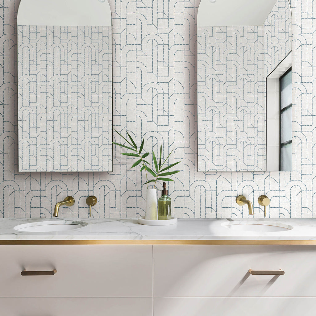 Integrity Arched Outlines Wallpaper wallpaper detail or room view