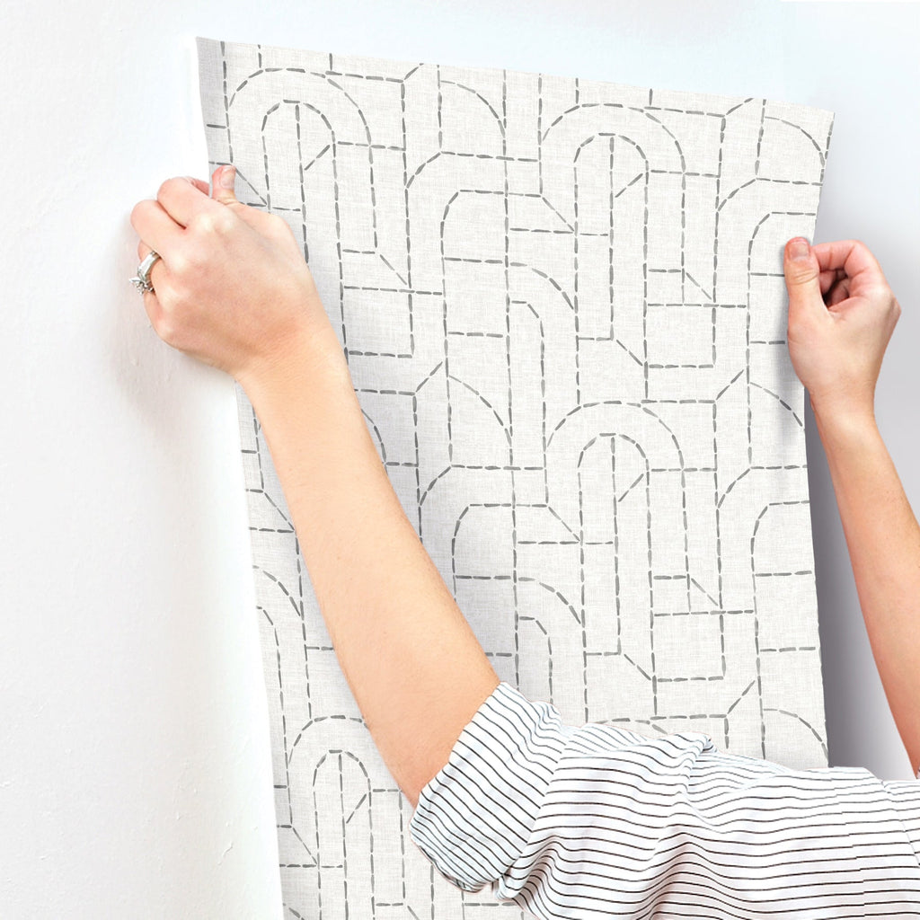Integrity Arched Outlines Wallpaper wallpaper detail or room view