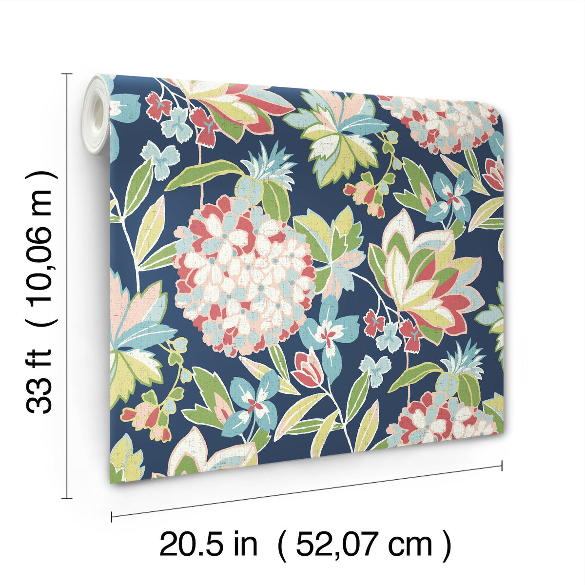 Valdivian Floral Wallpaper wallpaper detail or room view