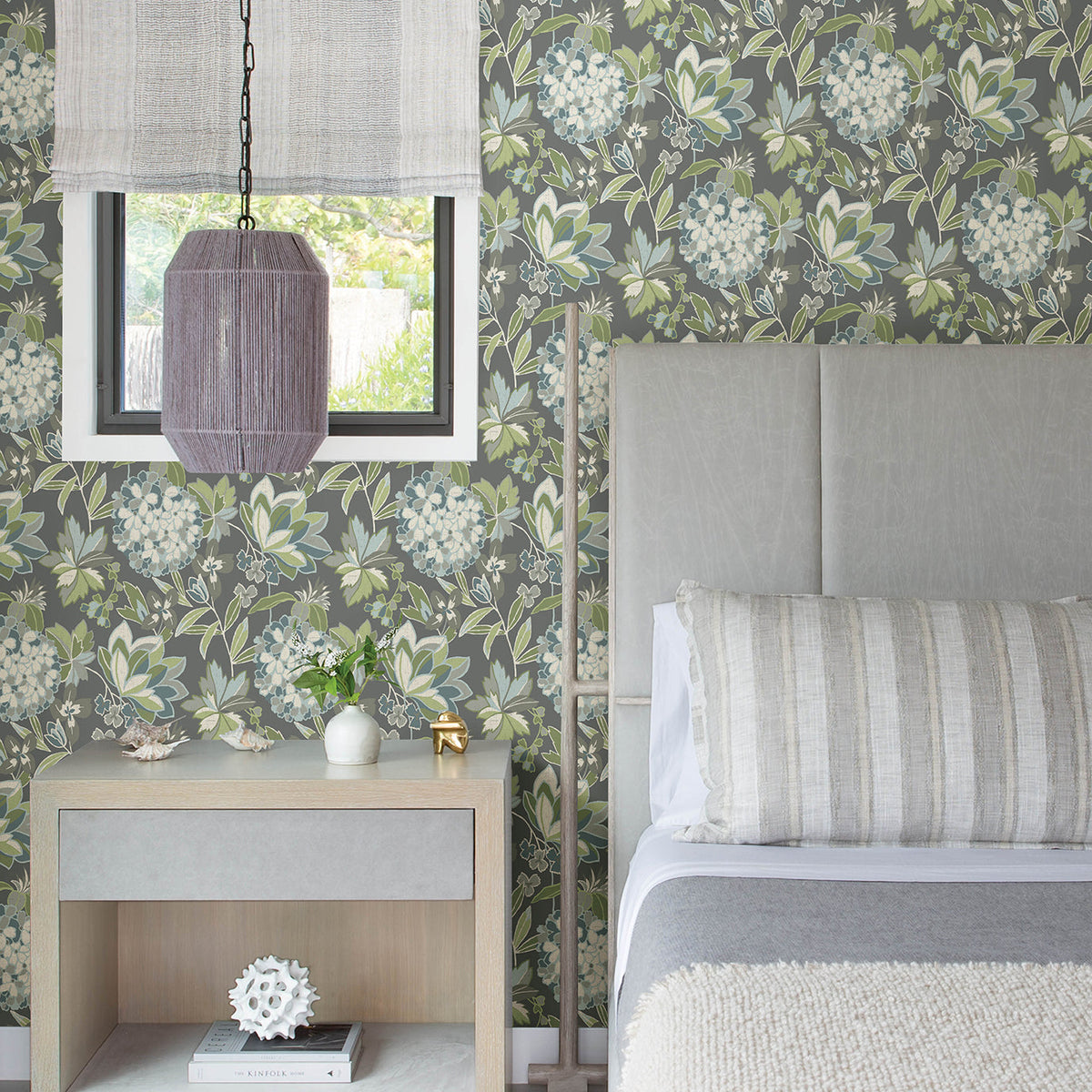 Valdivian Floral Wallpaper wallpaper detail or room view