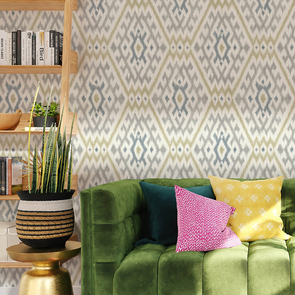Solola Ikat Wallpaper wallpaper detail or room view