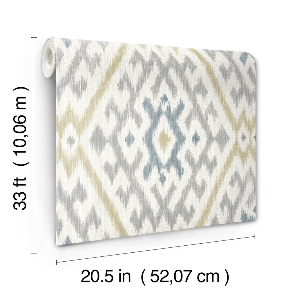 Solola Ikat Wallpaper wallpaper detail or room view