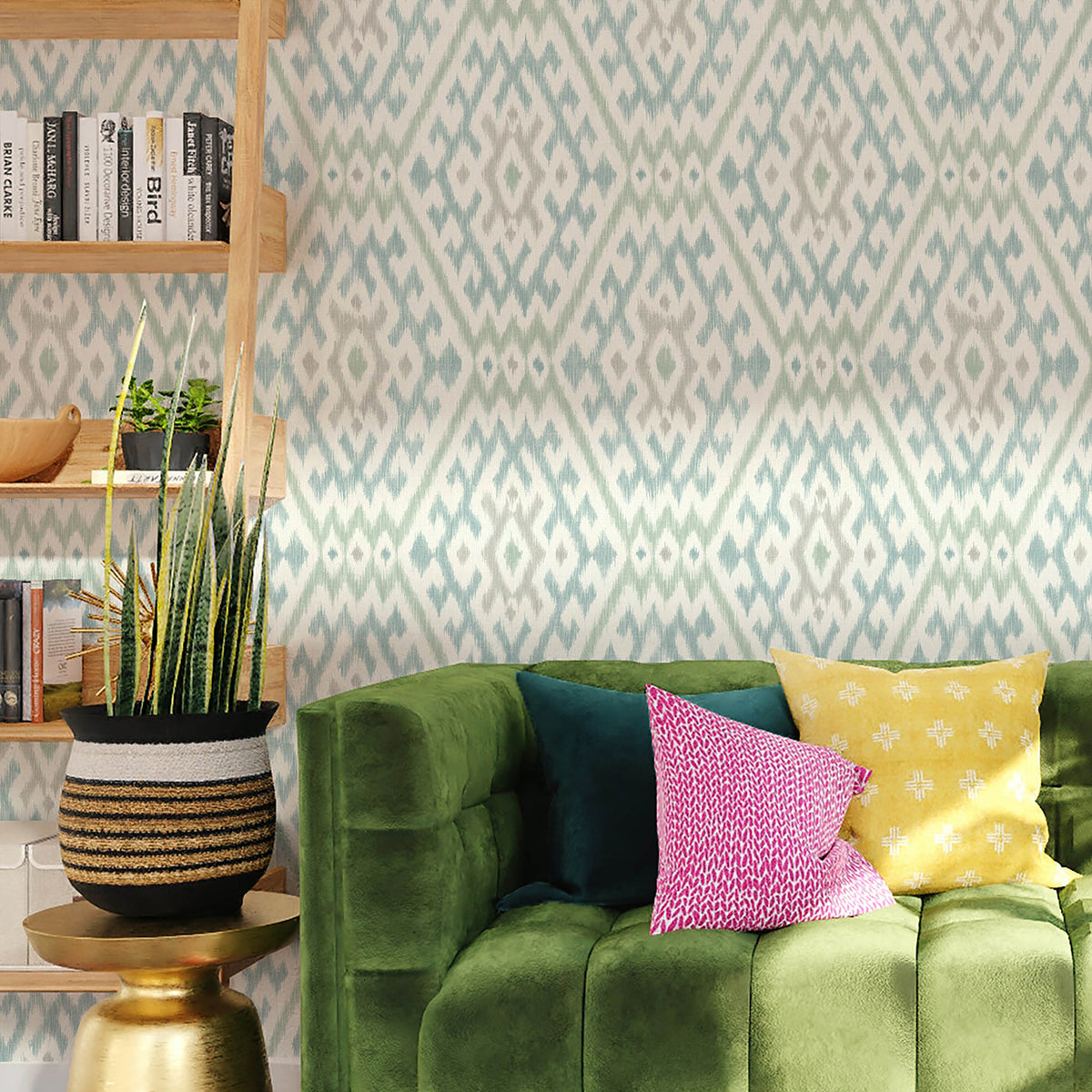 Solola Ikat Wallpaper wallpaper detail or room view